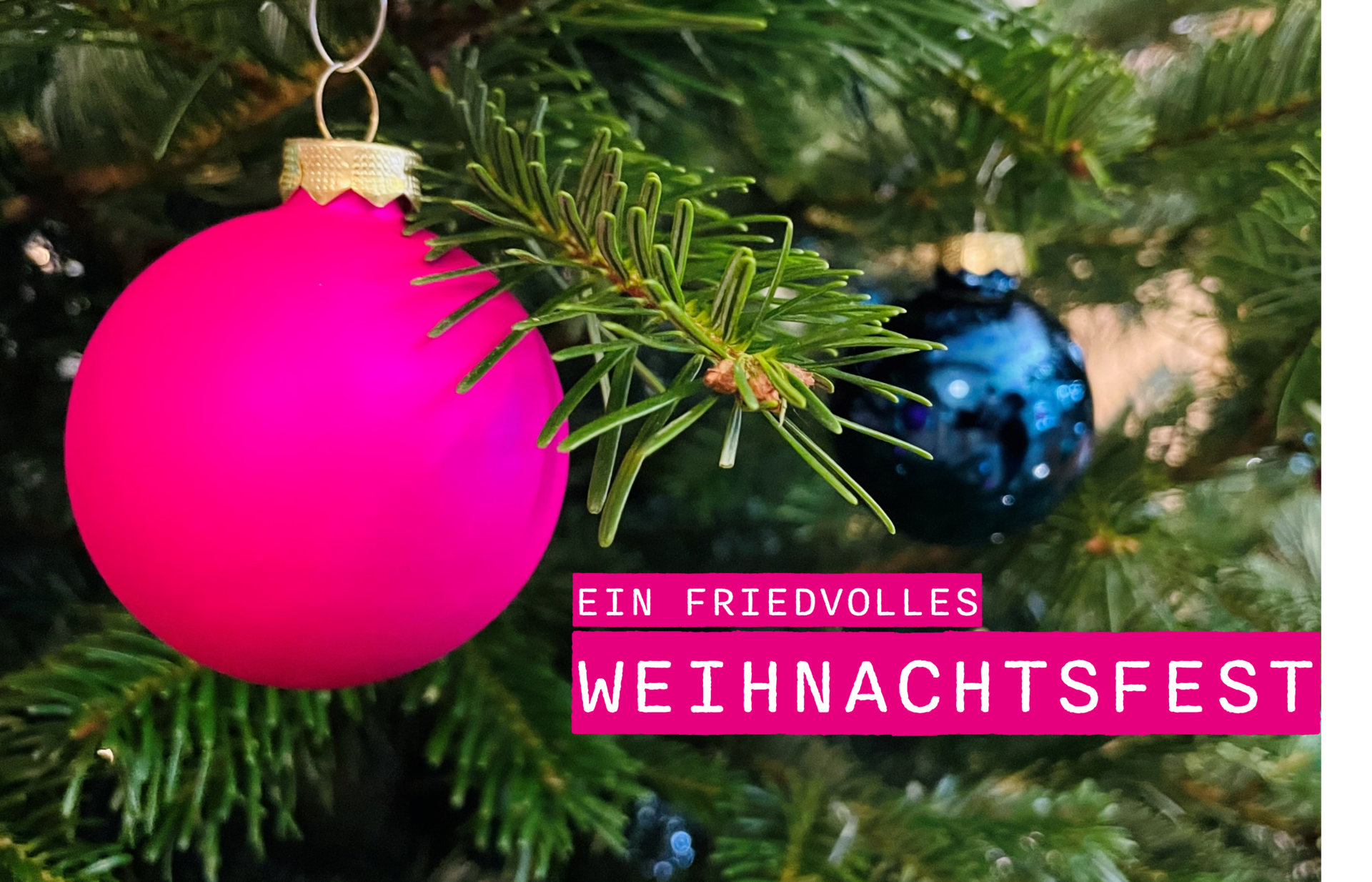 Friedvolle Weihnachten