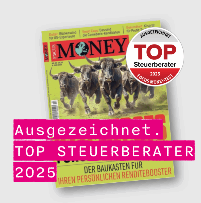 Ausgezeichnet als TOP Steuerberater 2025