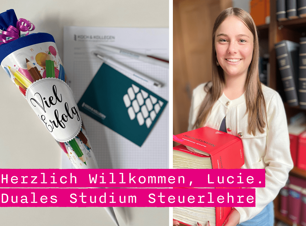 Willkommen im Team, Lucie! 